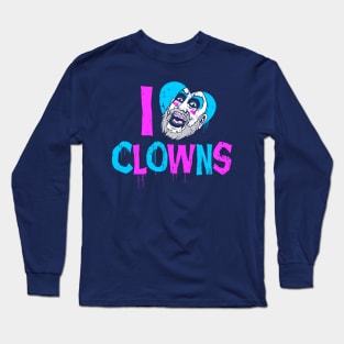 I Heart Clowns Long Sleeve T-Shirt